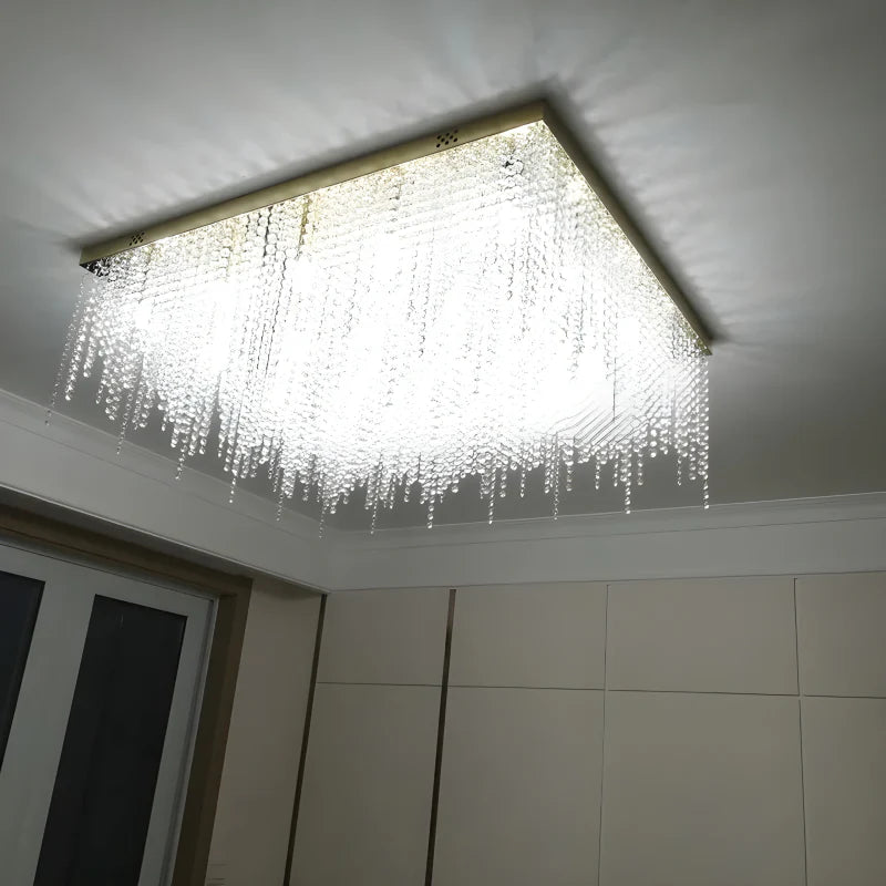Aci Catena | Modern Square LED Ceiling Chandelier