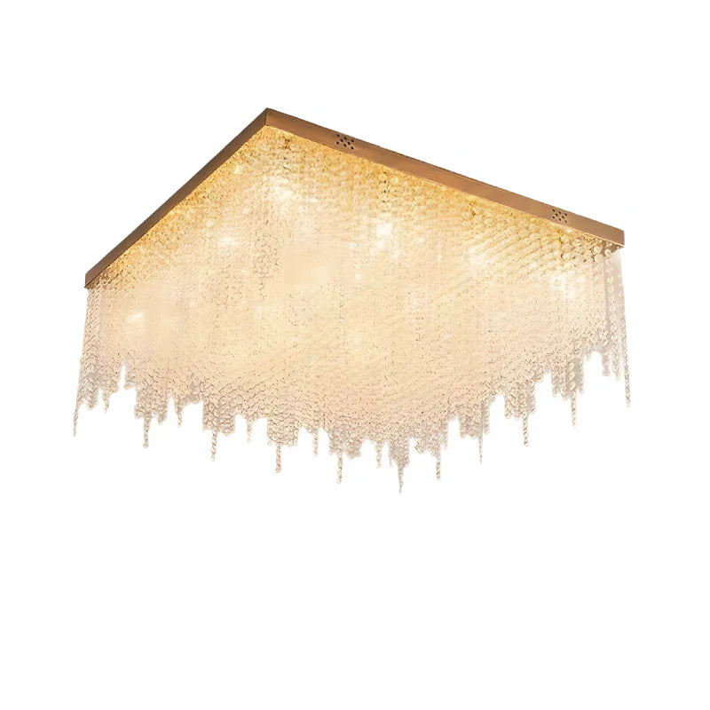 Aci Catena | Modern Square LED Ceiling Chandelier