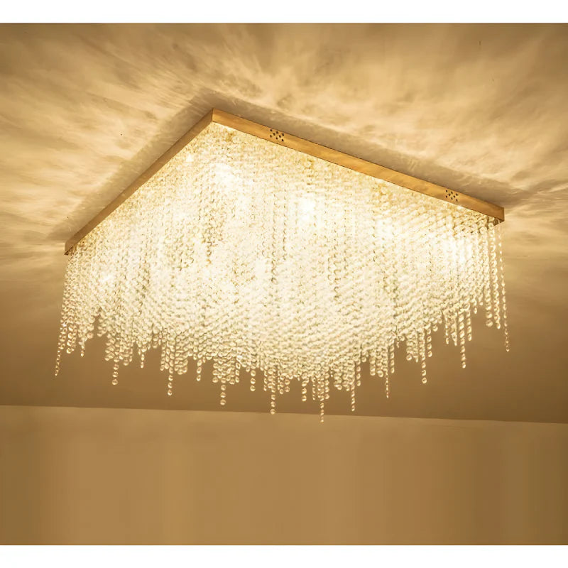 Aci Catena | Modern Square LED Ceiling Chandelier