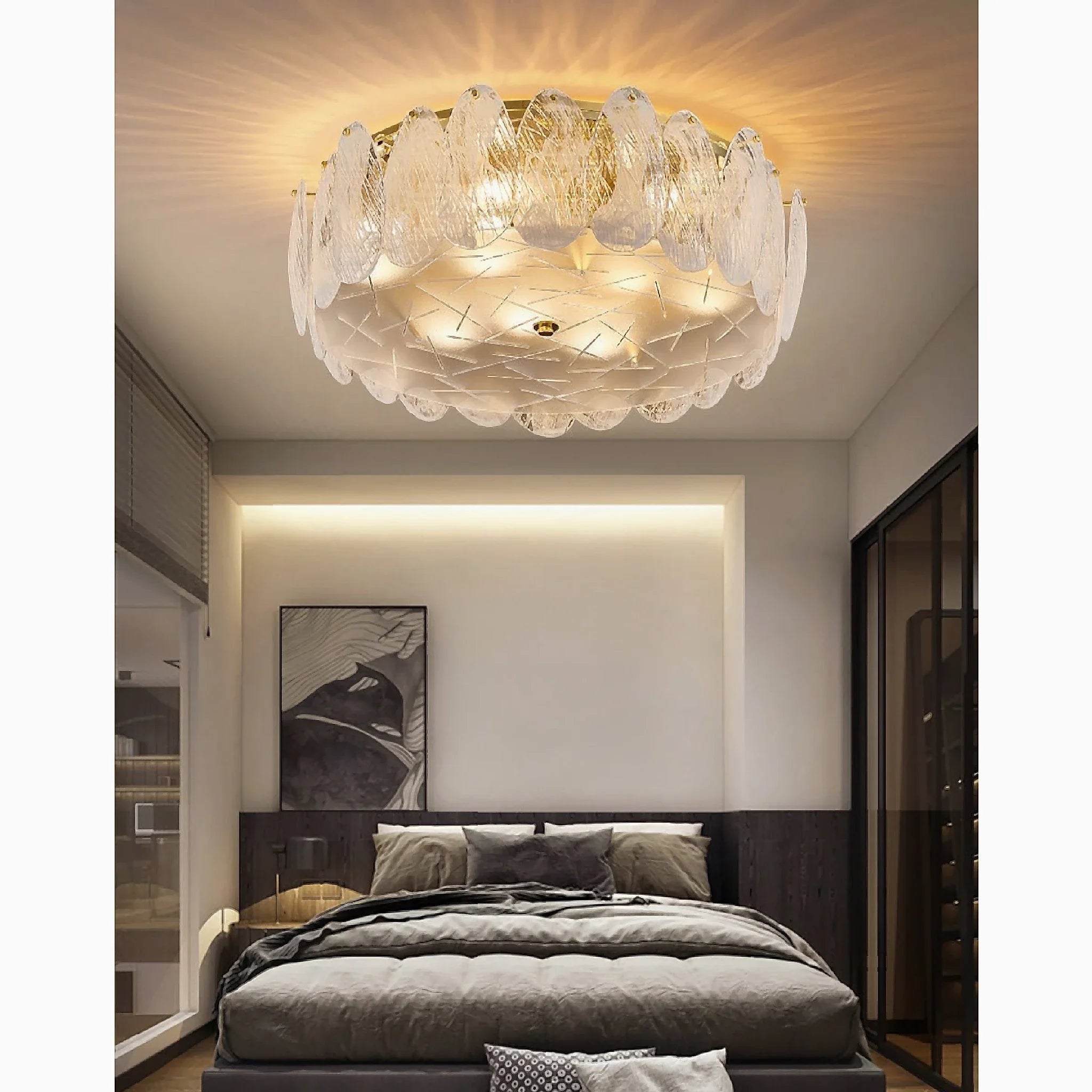 Aci | Modern Drum Ceiling LED Chandelier