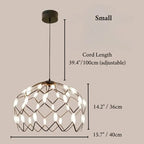 Acquarica del Capo | Modern Ball-Shaped Pendant Chandelier