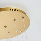 Acquasparta | Luxury Modern Pendant Gold Rings Chandelier