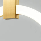 Acquasparta | Luxury Modern Pendant Gold Rings Chandelier