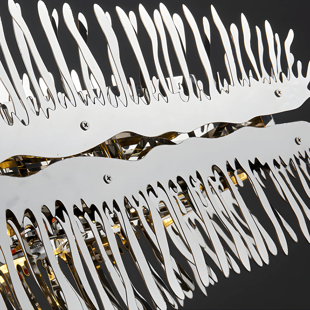 Acquaviva delle Fonti | Modern Creative Golden LED Сhandelier for Dining Room