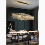 Acquaviva delle Fonti | Modern Creative Golden LED Сhandelier for Dining Room