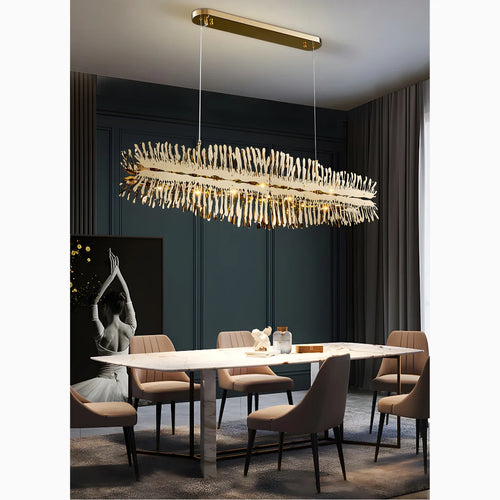 Acquaviva delle Fonti | Modern Creative Golden LED Сhandelier for Dining Room