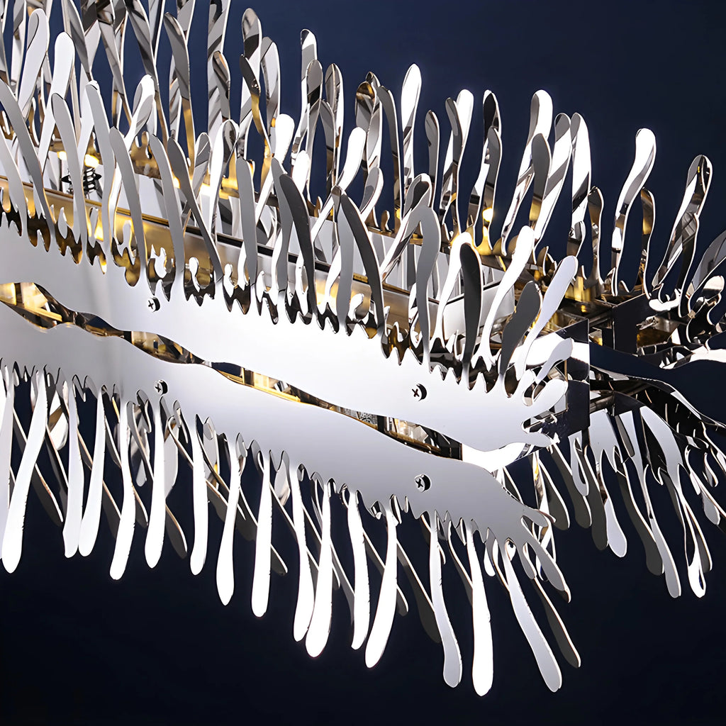 Acquaviva delle Fonti | Modern Creative Golden LED Сhandelier for Dining Room