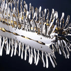 Acquaviva delle Fonti | Modern Creative Golden LED Сhandelier for Dining Room