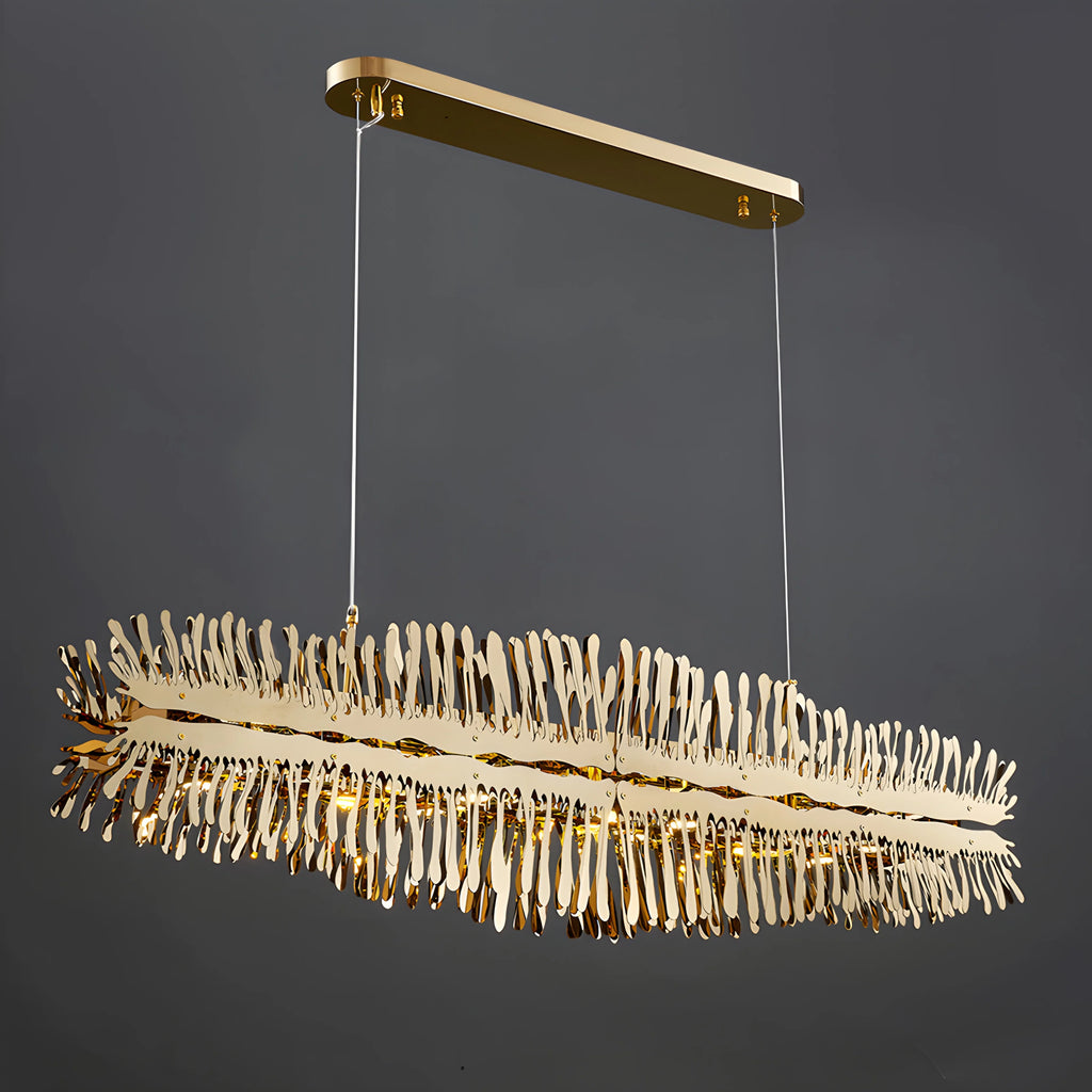 Acquaviva delle Fonti | Modern Creative Golden LED Сhandelier for Dining Room