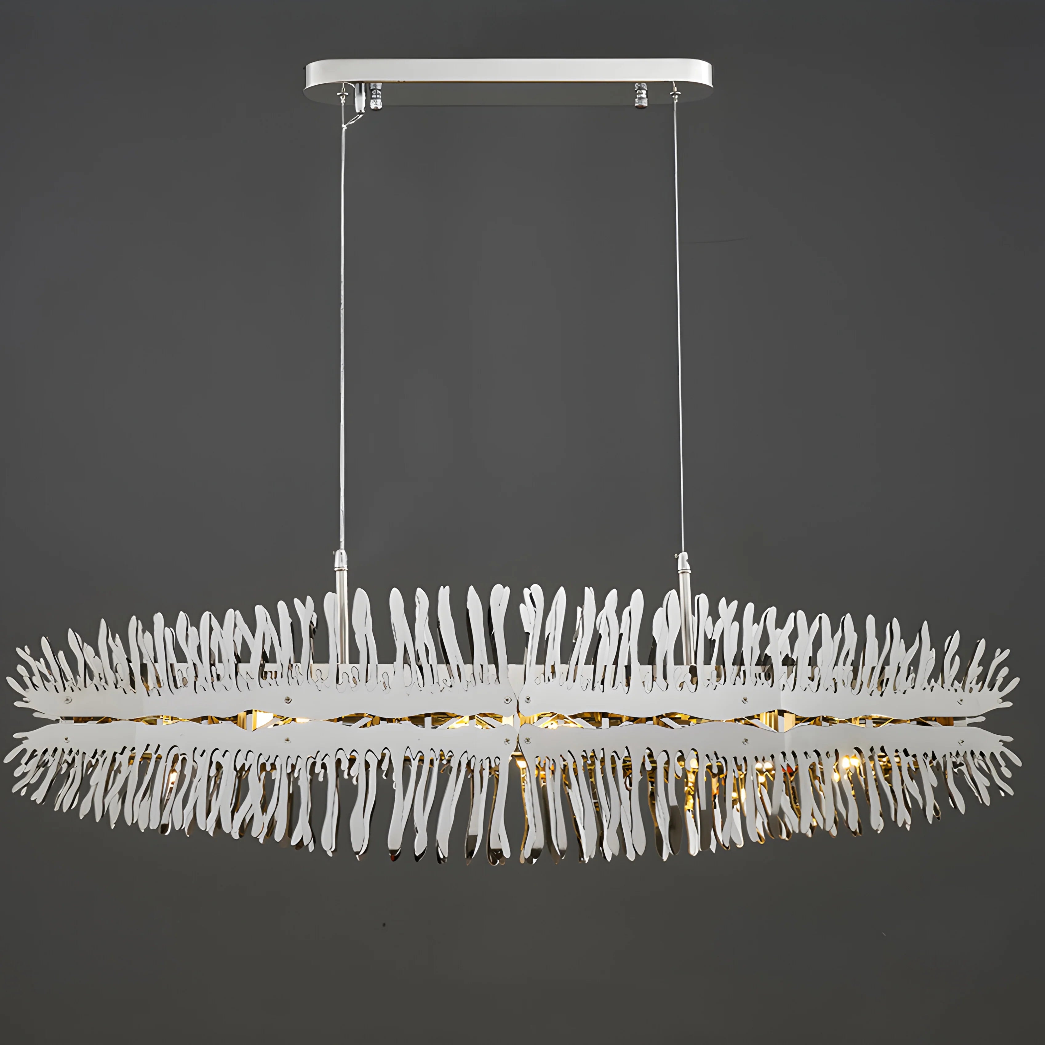 Acquaviva delle Fonti | Modern Creative Golden LED Сhandelier for Dining Room