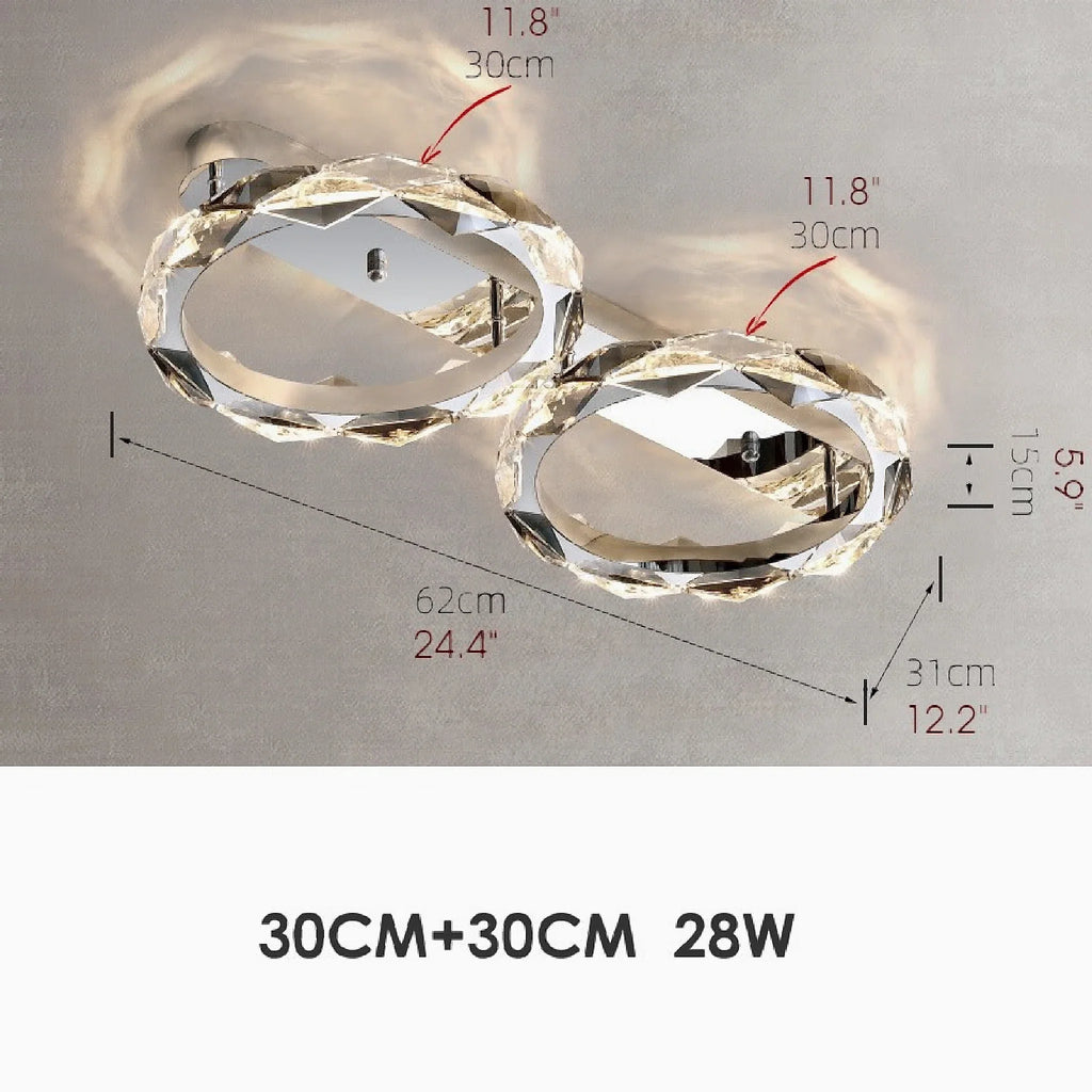 Acquedolci | Luxury Crystal Circular Ceiling Chandelier