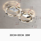 Acquedolci | Luxury Crystal Circular Ceiling Chandelier