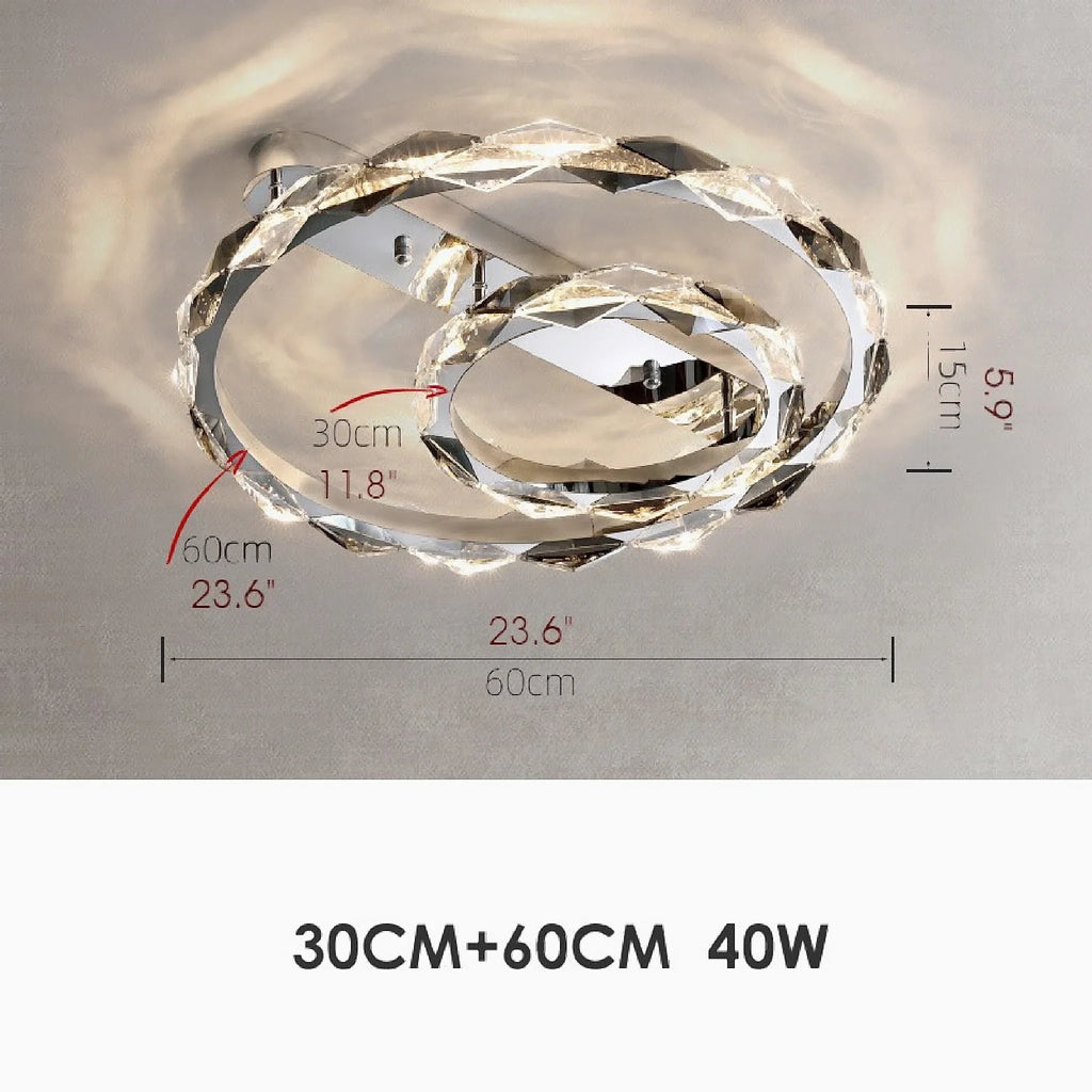 Acquedolci | Luxury Crystal Circular Ceiling Chandelier