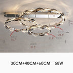 Acquedolci | Luxury Crystal Circular Ceiling Chandelier