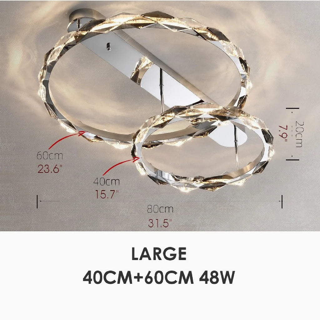 Acquedolci | Luxury Crystal Circular Ceiling Chandelier