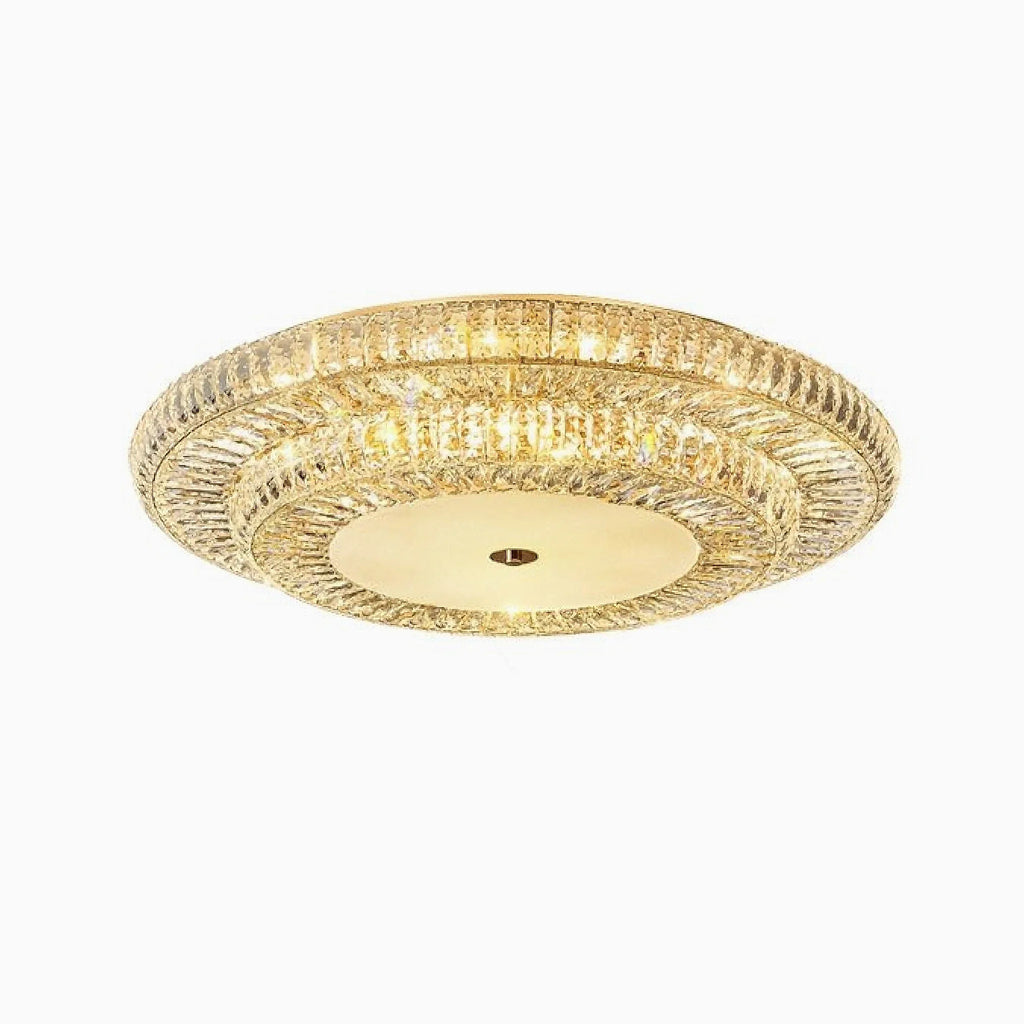 Acqui Terme | Modern Round LED Crystal Ceiling Chandelier