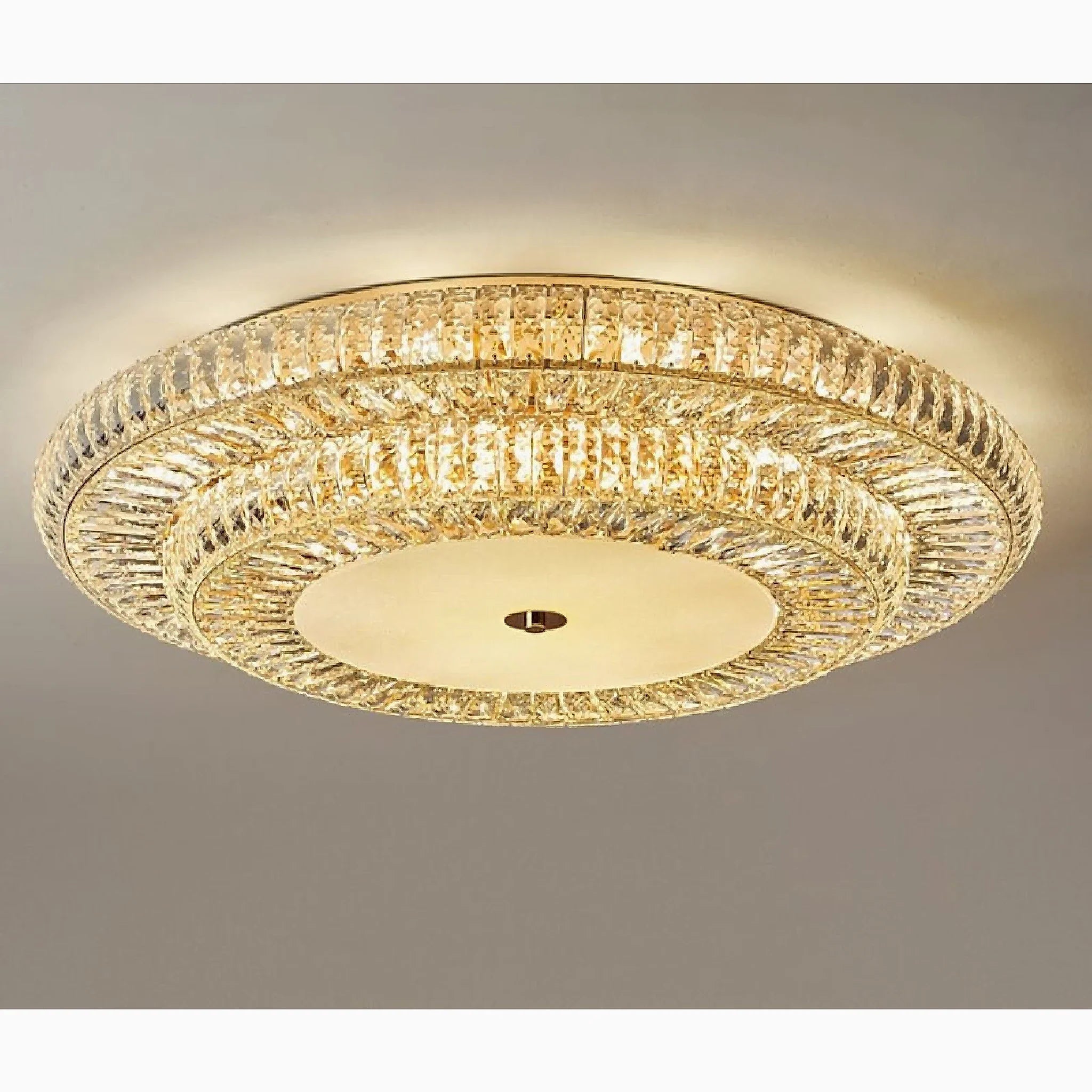 Acqui Terme | Modern Round LED Crystal Ceiling Chandelier