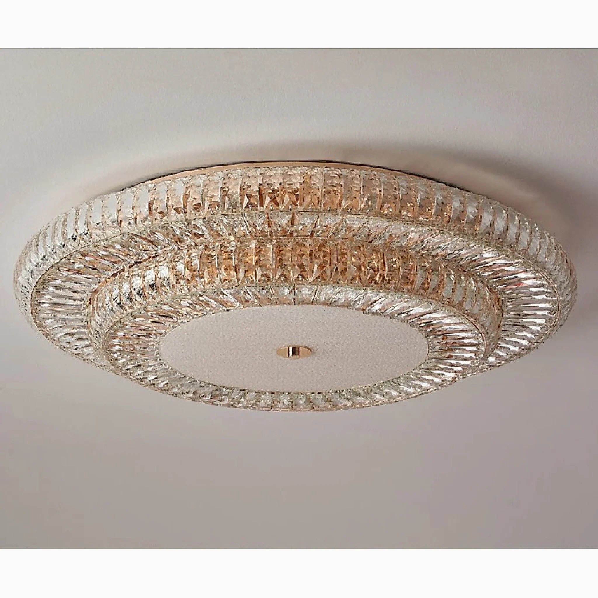 Acqui Terme | Modern Round LED Crystal Ceiling Chandelier