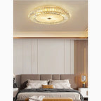 Acqui Terme | Modern Round LED Crystal Ceiling Chandelier