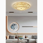 Acqui Terme | Modern Round LED Crystal Ceiling Chandelier
