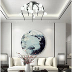 Acri | Jellyfish-Shaped Chandelier with Glass Ball Lights
