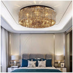 Adrano | Smoky Gray Crystal Chandelier