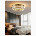 Adrara | Stunning Gold Led Crystal Ceiling Chandelier