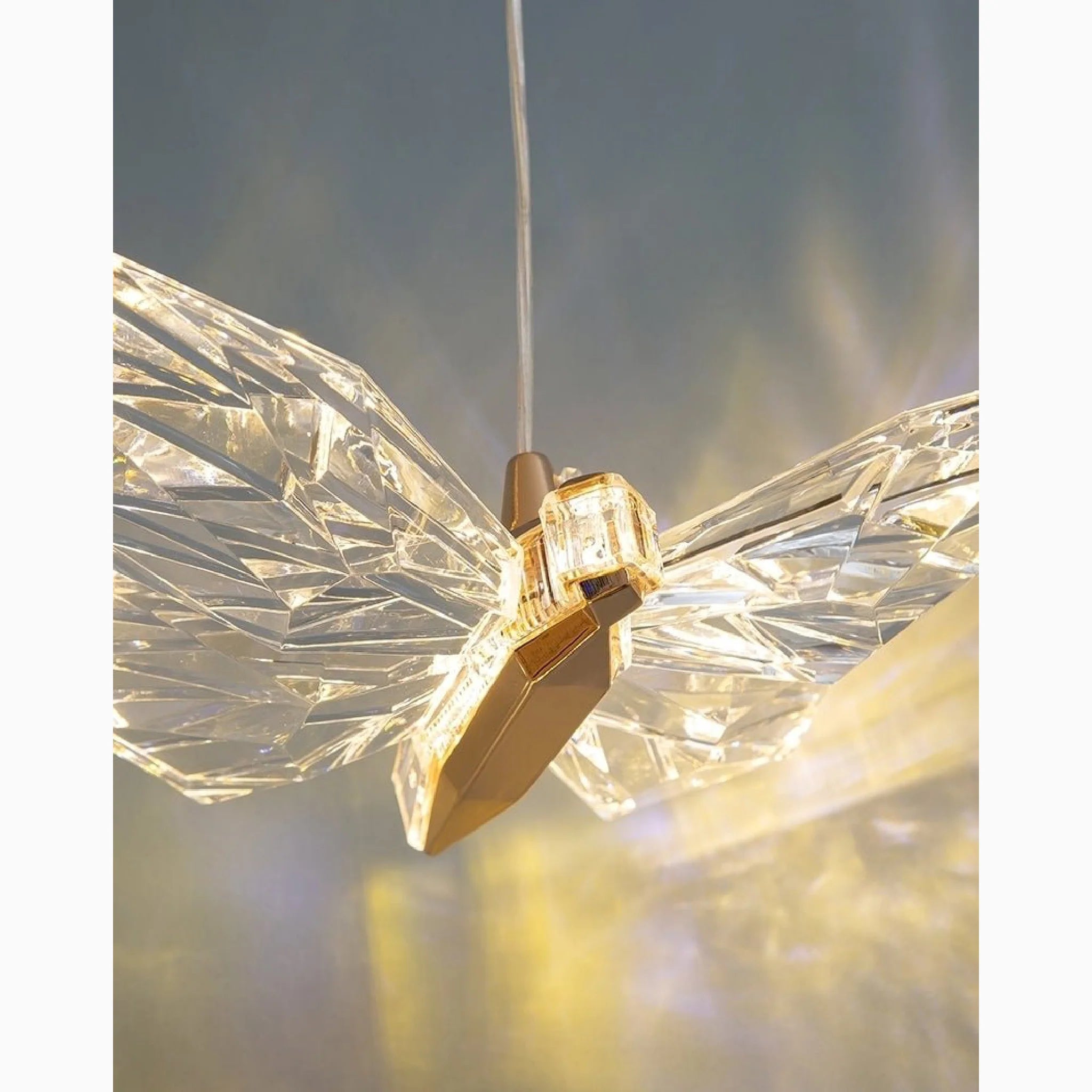 Aeschiried | Gold Lighting in the Shape of Butterfly for Bedroom