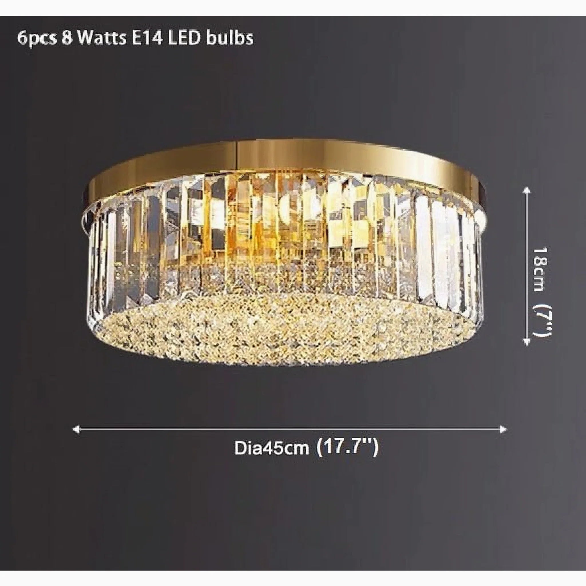 Affi | Contemporary crystal ceiling chandelier