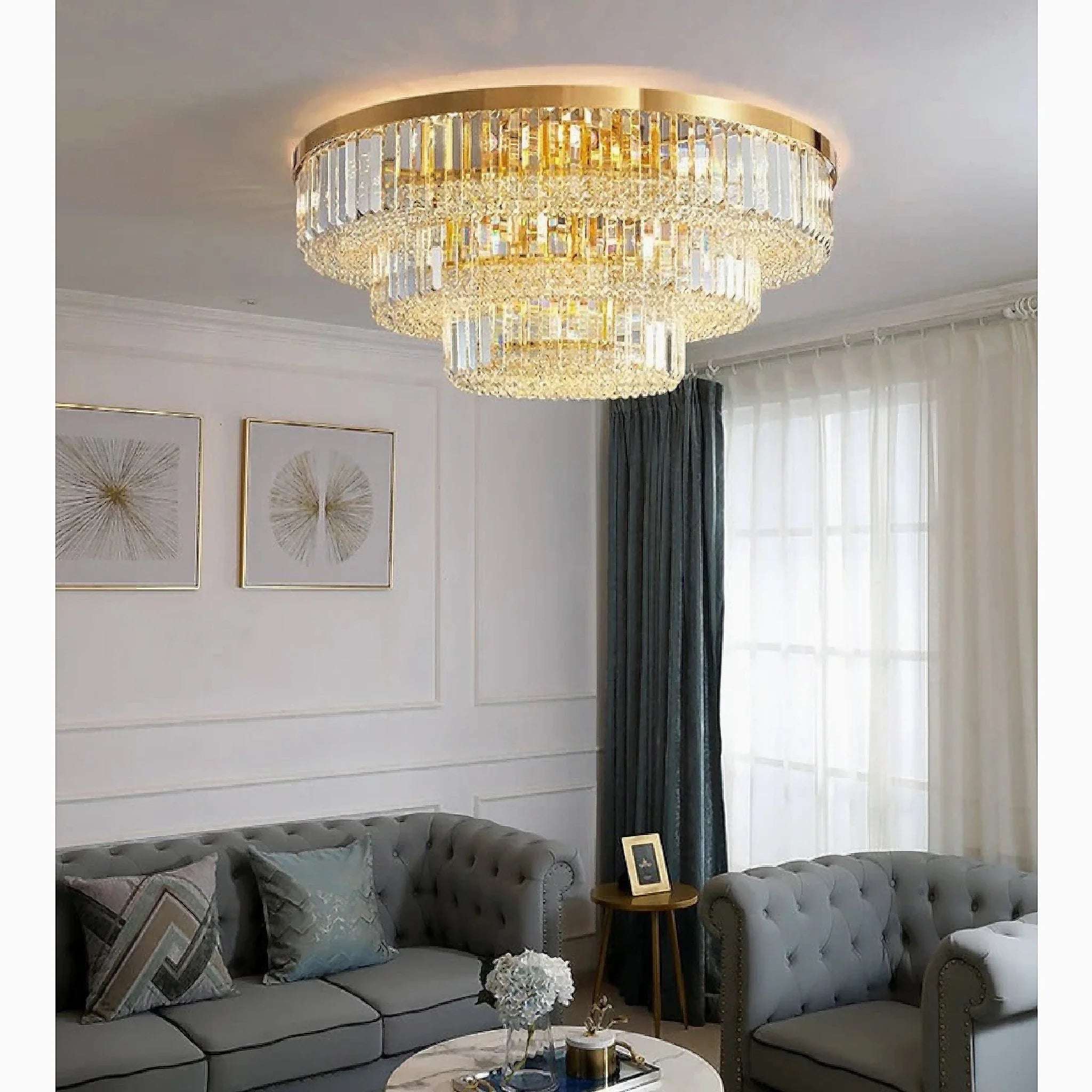 Affi | Contemporary crystal ceiling chandelier