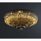 Africo | Round Modern Crystal Chandelier