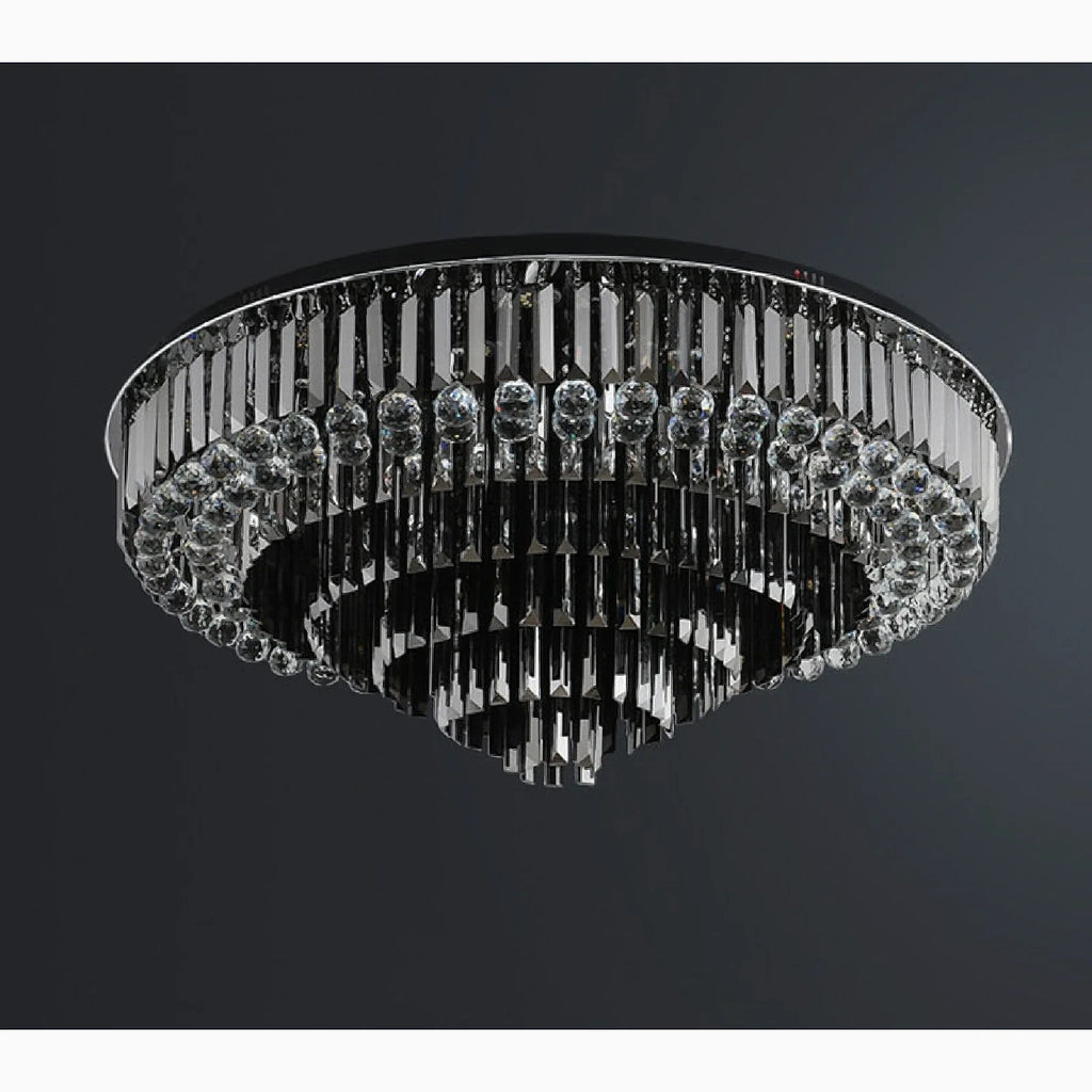 Africo | Round Modern Crystal Chandelier