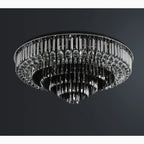 Africo | Round Modern Crystal Chandelier