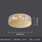 Agazzano | Round gold crystal ceiling chandelier