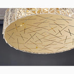 Agazzano | Round gold crystal ceiling chandelier