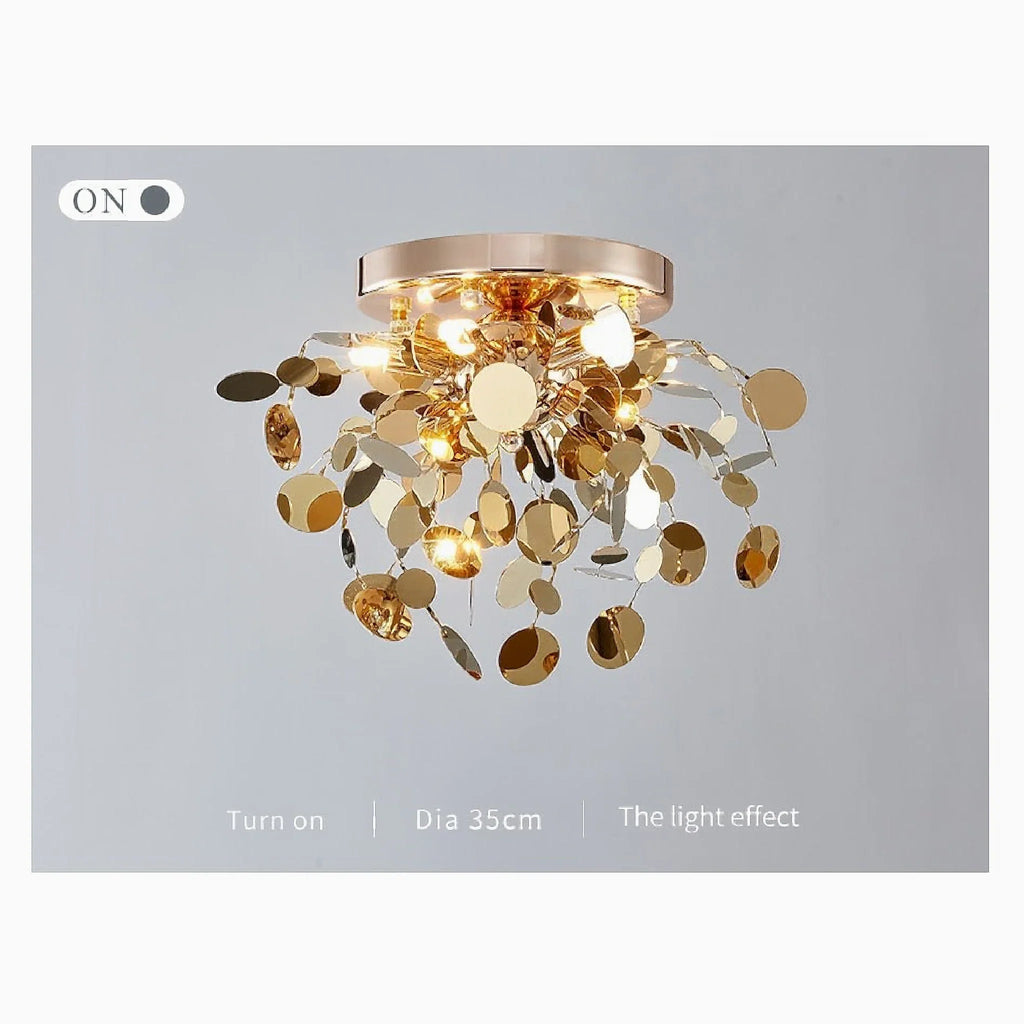 Agerola | Golden Bokeh Chandelier