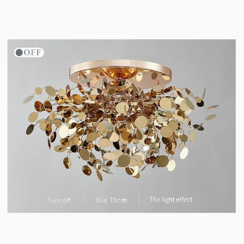 Agerola | Golden Bokeh Chandelier