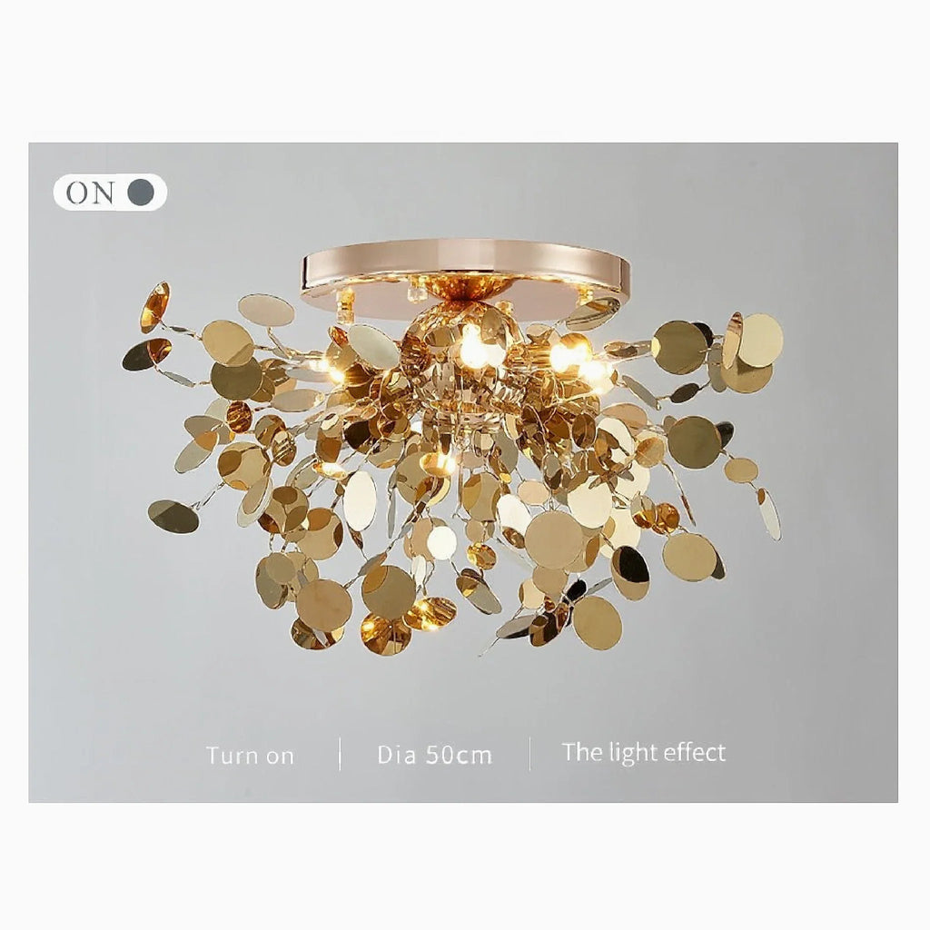 Agerola | Golden Bokeh Chandelier