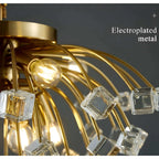 Aggius | Colorful Crystal Led Round Ceiling Chandelier