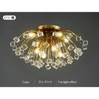 Aggius | Colorful Crystal Led Round Ceiling Chandelier