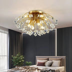 Aggius | Colorful Crystal Led Round Ceiling Chandelier