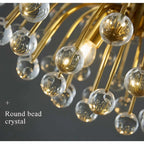 Aggius | Colorful Crystal Led Round Ceiling Chandelier