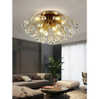 Aggius | Colorful Crystal Led Round Ceiling Chandelier