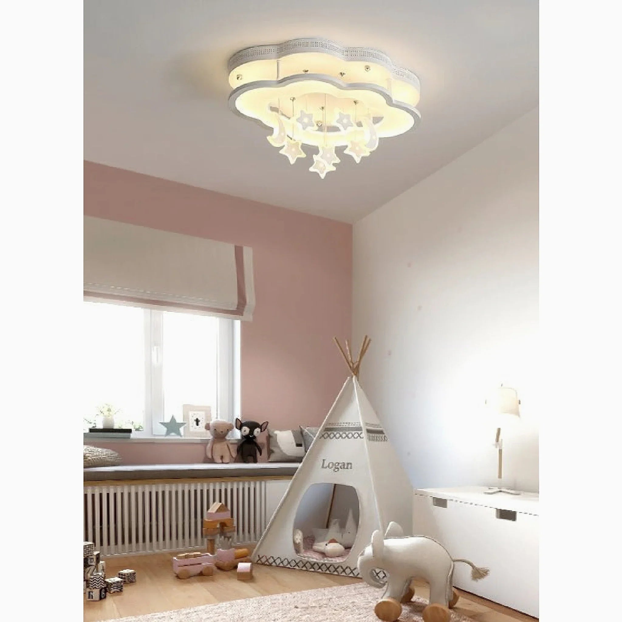 Aglie | Kids Room Led Star shaped Ceiling Lighting