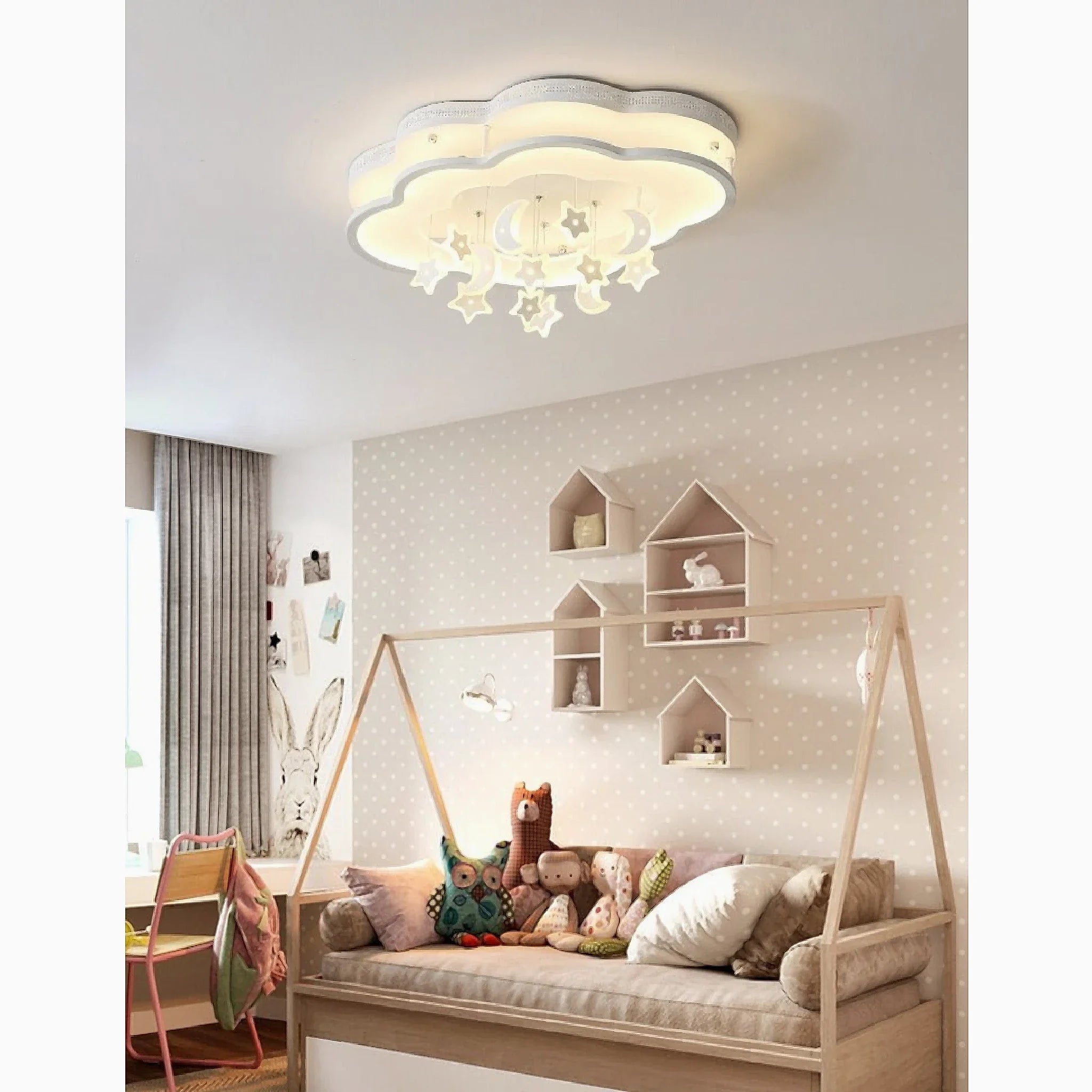 Aglie | Kids Room Led Star shaped Ceiling Lighting