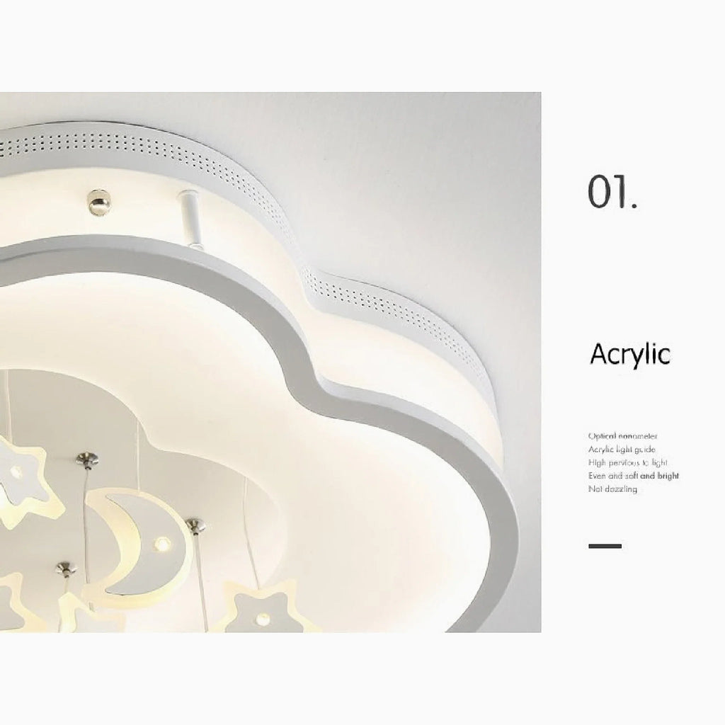 Aglie | Kids Room Led Star shaped Ceiling Lighting