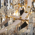 Agnana Calabra | Creative Rectangle Сrystal Ceiling LED Chandelier for Living Room