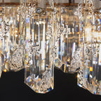 Agnana Calabra | Creative Rectangle Сrystal Ceiling LED Chandelier for Living Room