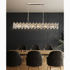Agnana Calabra | Creative Rectangle Сrystal Ceiling LED Chandelier for Living Room