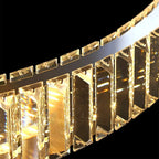 Agrate Conturbia | Stunning Cascading Crystal Rings Pendant Chandelier